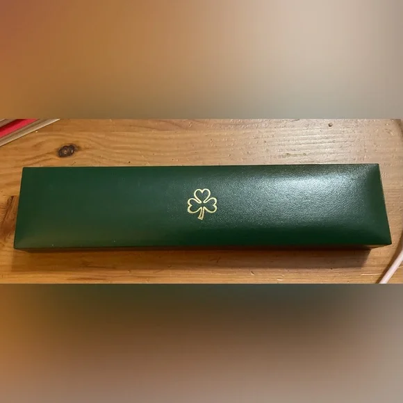 Connemara Marble:Genuine Connemara Marble beaded Celtic necklace sterling charm - Picture 7 of 9